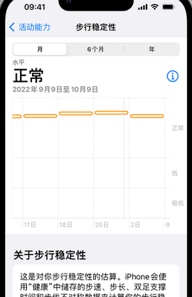 城区iPhone手机维修如何在iPhone开启'步行稳定性通知'