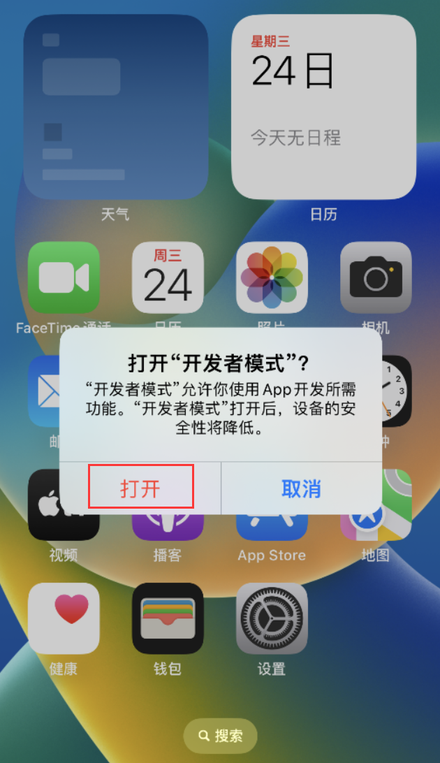 城区苹果手机维修分享如何打开开发者模式 